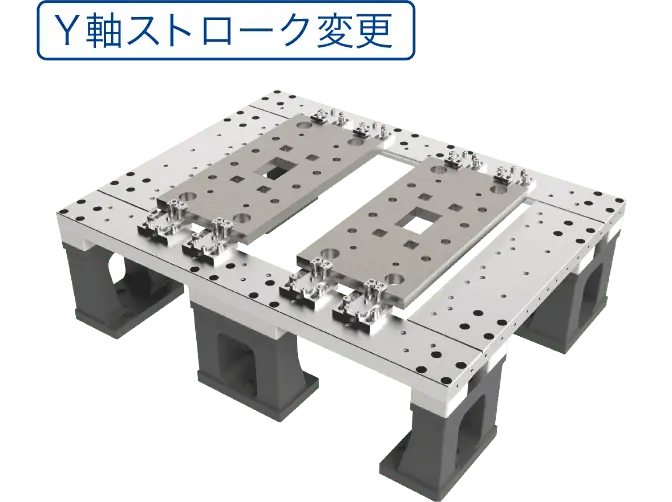 口の字テーブル搭載のイメージ
